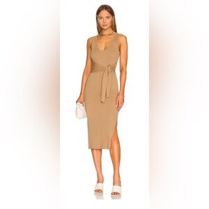 Good American Belted Bodycon Midi Dress.  Sz 4.  L/XL